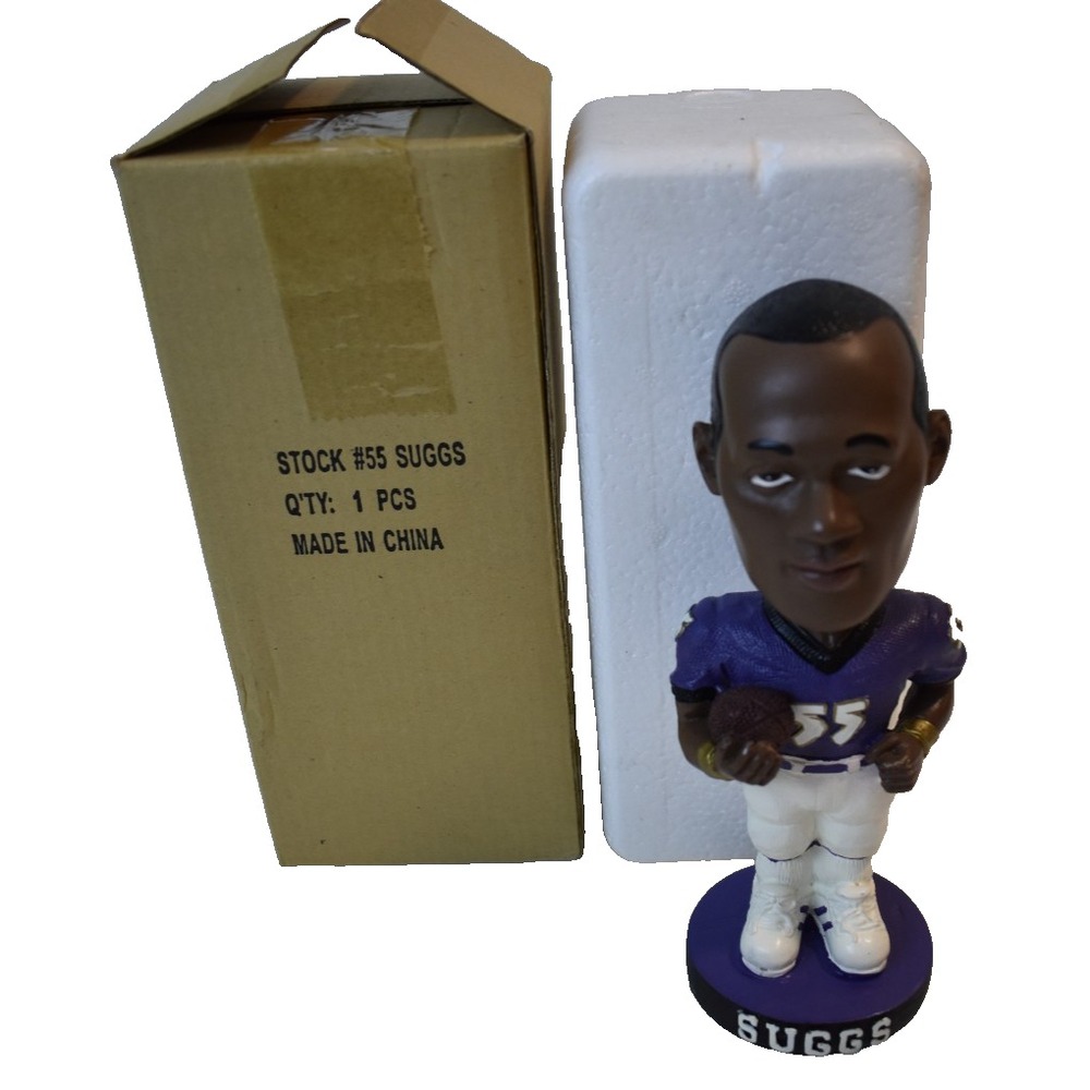 Baltimore Raven's #55 Terrell Suggs Bobblehead NFL Citgo Linebacker "T-sizzle"